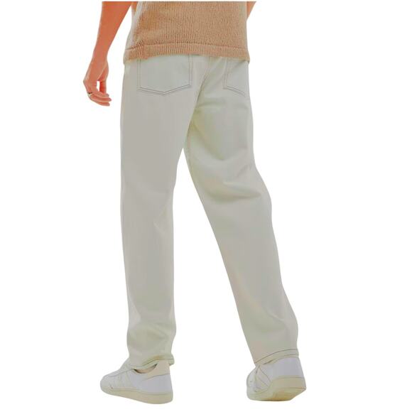 ASOS DESIGN Baggy Fit Jeans in Ecru | Mens 38 x 32 NEW - Picture 6 of 7